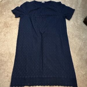 Gap Size small Navy shift Short Sleeve eyelet Dress. Easter